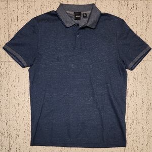Hugo Boss Slim Fit Stretch 1/4 Button Down Polo Shirt